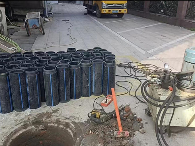 仓山PE置换管厂家 DN315置换管 非开挖管短管置换